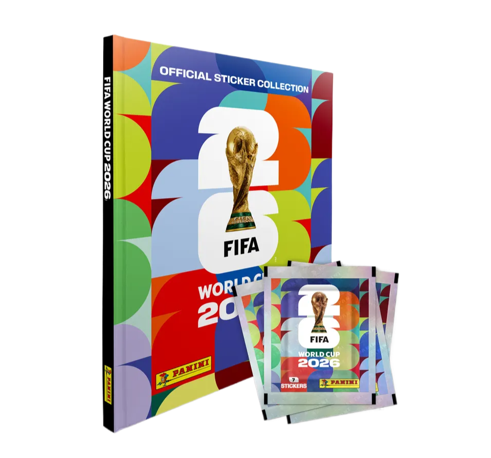 Combo Álbum Pasta Dura más 50 sobres FIFA 2026
